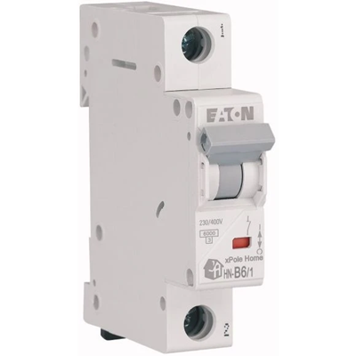 Jistič B6 1P B 6A 6kA 230/400V AC xPole Home HN-B6/1