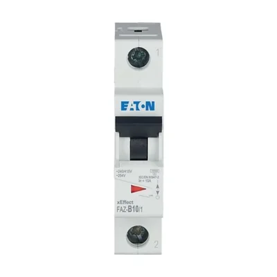 Jistič, řada 15kA (1 převod), FAZ-B10/1
