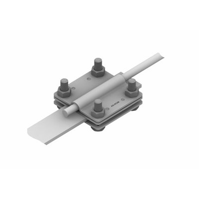 Joint de dilatation type 1 en acier galvanisé à chaud + insert aluminium-cuivre