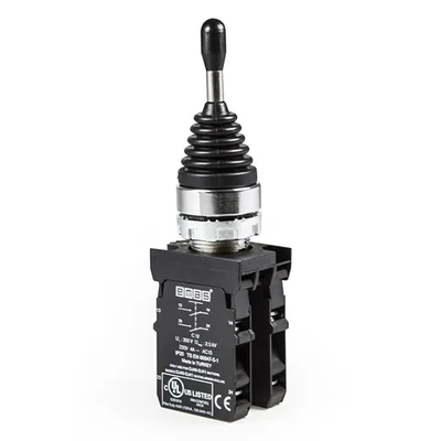 Joystick EMAS CM 4polohový stabilní (kovový), 4NO