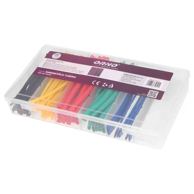 Juego de 100 fundas termorretráctiles e ignífugas. Multicolor.