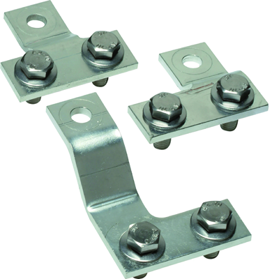 Juego de abrazaderas de drenaje para cable de 2 x 300 mm²