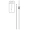 Juego de electrodos de tierra plegables. fi16/2x1500mm + conector tierra galvanizado en caliente