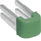 Jumpers for QC terminal blocks, green, 10 pcs.