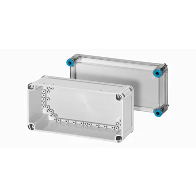 K 0100 Enclosure without knockouts, IP 65, 150x300x170, transparent cover