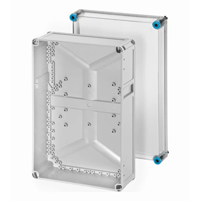 K 0300 Enclosure without knockouts, IP 65, 450x300x170, transparent cover