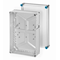 K 0300 Enclosure without knockouts, IP 65, 450x300x170, transparent cover