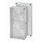 K 0401 Enclosure without knockouts, IP 65, 600x300x170, opaque cover