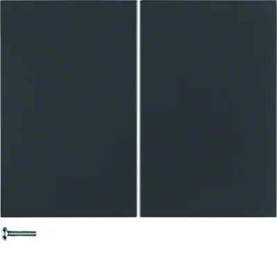 K.1 2-násobný knoflík, antracit, mat