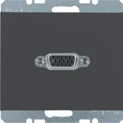 K.1 Anthracite VGA socket