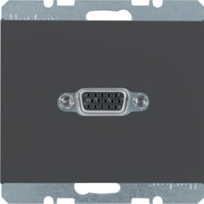 K.1 Anthracite VGA socket