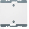 K.1 Blanking plate with front plate and screw fixing, white