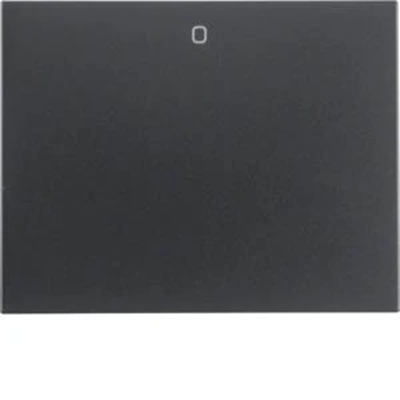 K.1 Bouton avec impression "0", anthracite mat