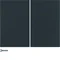 K.1 Bouton poussoir double anthracite mat
