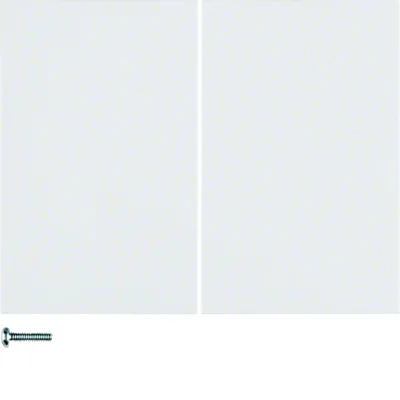 K.1 Button 2-fold white gloss
