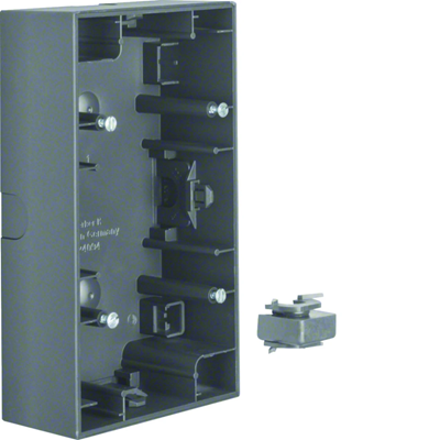 K.1 Caja de superficie doble vertical, barnizada antracita