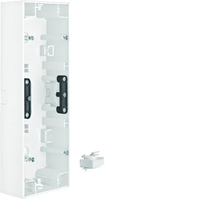 K.1 Caja de superficie triple horizontal, blanco nieve