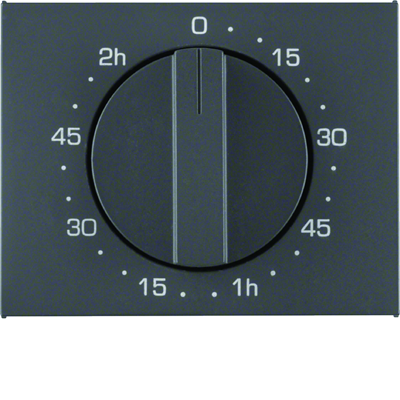 K.1 Central element with adjustment knob for mechanical connector 2h anthracite matt