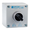 K1 control pendant with a STOP button, a button with a rotary pen drive