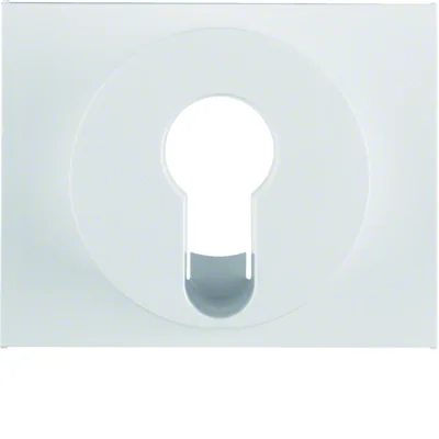 K.1 Elemento centrale per interruttore a chiave color bianco neve