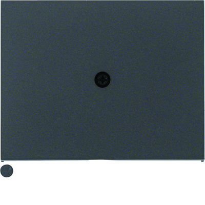 K.1 Front plate for cable connections, matt anthracite lacquered
