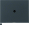 K.1 Front plate for cable connections, matt anthracite lacquered