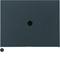 K.1 Front plate for cable connections, matt anthracite lacquered
