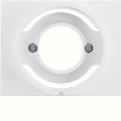 K.1 Front plate for E14 light indicator white