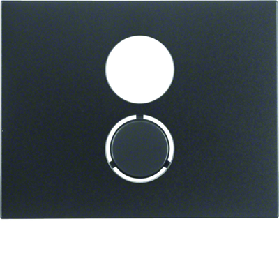 K.1 Front plate for loudspeaker socket matt anthracite