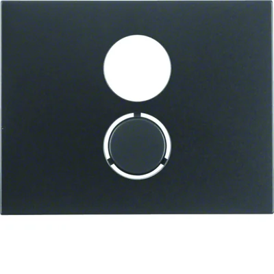 K.1 Front plate for loudspeaker socket matt anthracite