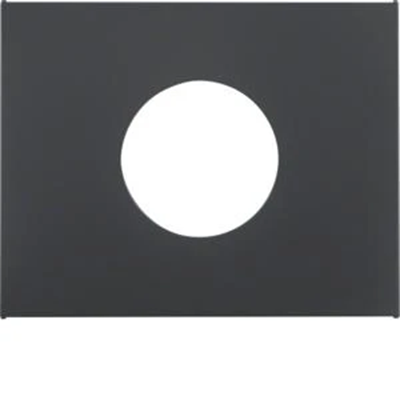 K.1 Front plate for switch and light indicator E10 anthracite