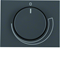 K.1 Front plate with knob for speed regulator anthracite