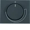 K.1 Front plate with knob for speed regulator anthracite