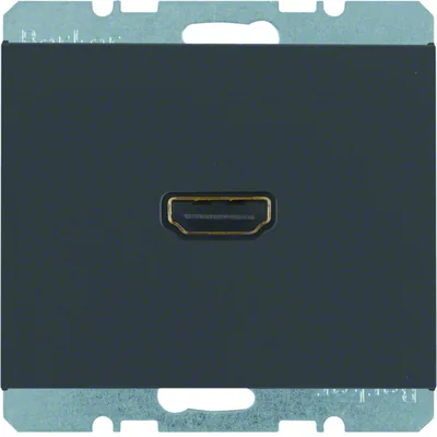 K.1 HDMI-Buchse mit 90°-Anschluss Anthrazit