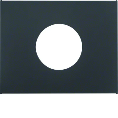 K.1 Placa frontal para interruptor y señal luminosa E10 antracita