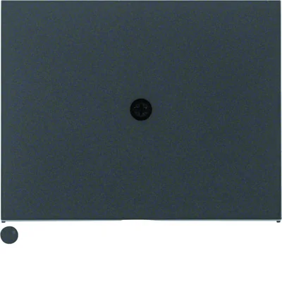 K.1 Plaque frontale pour connexions de câbles, laquée anthracite mat