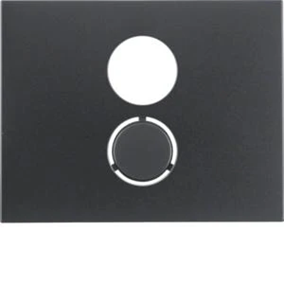 K.1 Plaque frontale pour prise haut-parleur anthracite mat