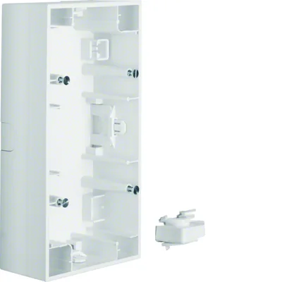 K.1 Puszka natynkowa dwukrotna pozioma śnieżnobiała