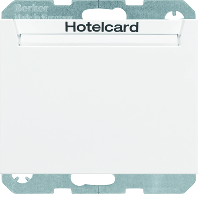K.1 Relaisschalter für die Hotelkarte, mattweiß
