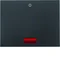 K.1 Rocker avec une lentille rouge et une impression "0" anthracite mat