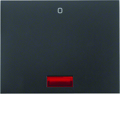 K.1 Rocker with a red lens and an imprint "0" anthracite matt