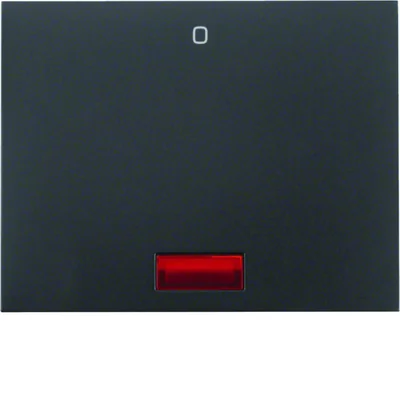 K.1 Rocker with a red lens and an imprint "0" anthracite matt