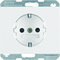 K.1 SCHUKO socket white
