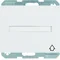 K.1 SCHUKO socket with cover and description field white