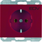 K.1 SCHUKO socket with "EDV" red print