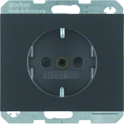 K.1 SCHUKO-Steckdose Anthrazit