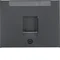 K.1 Single front plate with a slider protecting against dust, anthracite