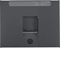 K.1 Single front plate with a slider protecting against dust, anthracite