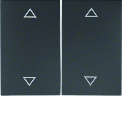 K.1 Tasti con stampa simbolo "freccia", colore antracite, laccato opaco