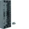 K.1 Three-gang vertical surface-mounted box, matt anthracite lacquered